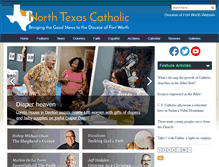 Tablet Screenshot of northtexascatholic.org